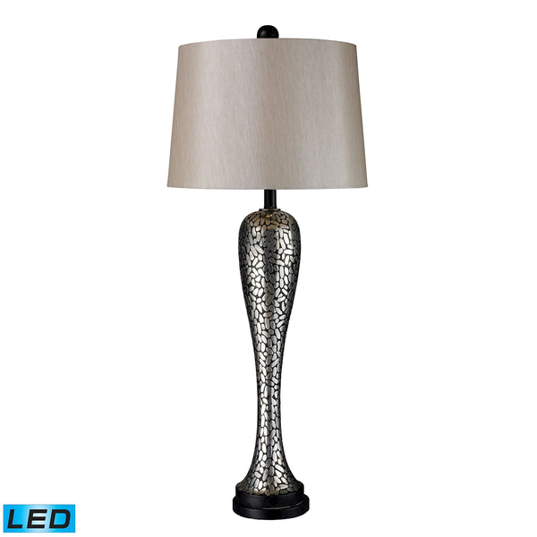 Samson LED Table Lamp in Eclipse Silver