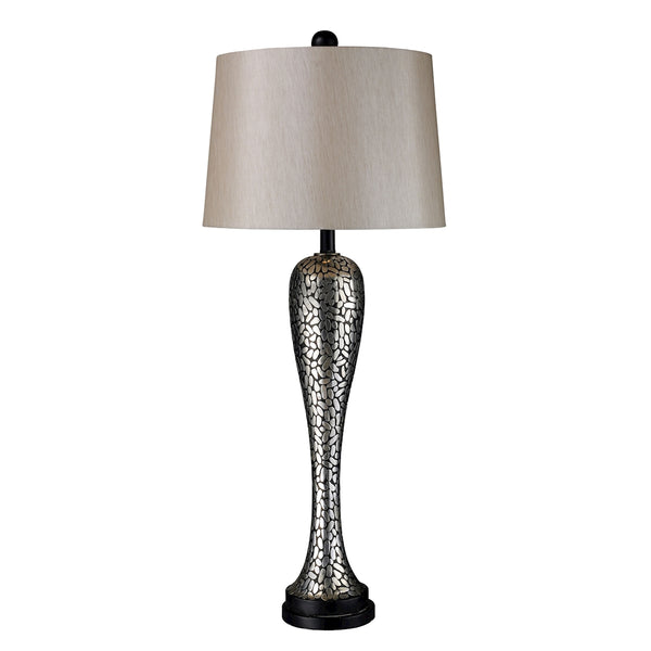 Samson Table Lamp in Eclipse Silver