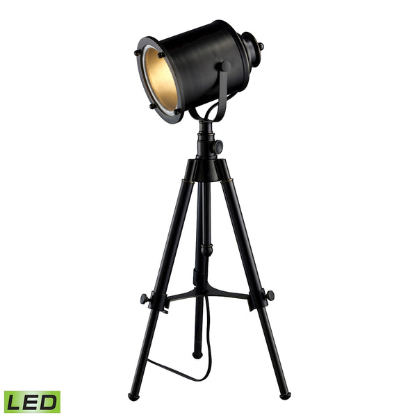 Ethan Adjustable Tripod LED Table Lamp in Restoration Black
