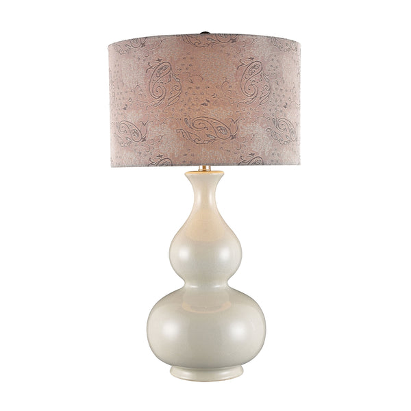 Esplanade Table Lamp In Cream Crackle