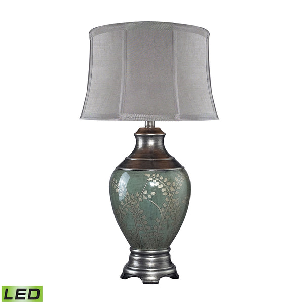 Biltmore Westvale LED Table Lamp In Handpainted Pinery Green Finish