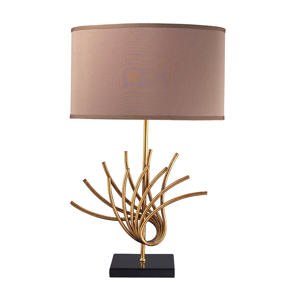 Sandhill Table Lamp In Gold Leaf