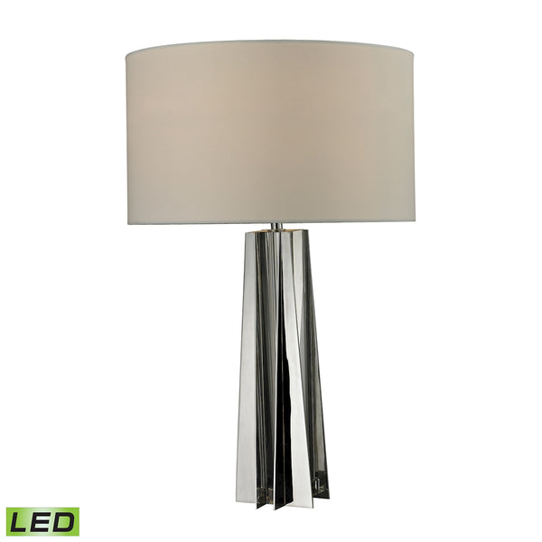 Ranick Clear Crystal LED Table Lamp in Chrome