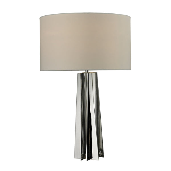 Ranick Clear Crystal Table Lamp in Chrome