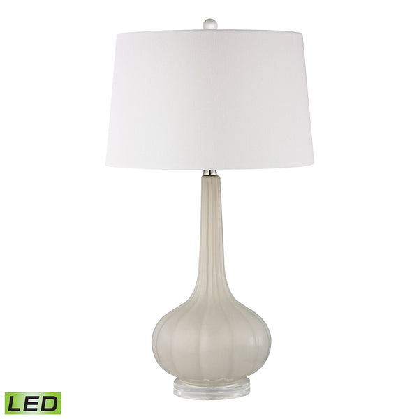 Abbey Lane Ceramic LED Table Lamp in Off White