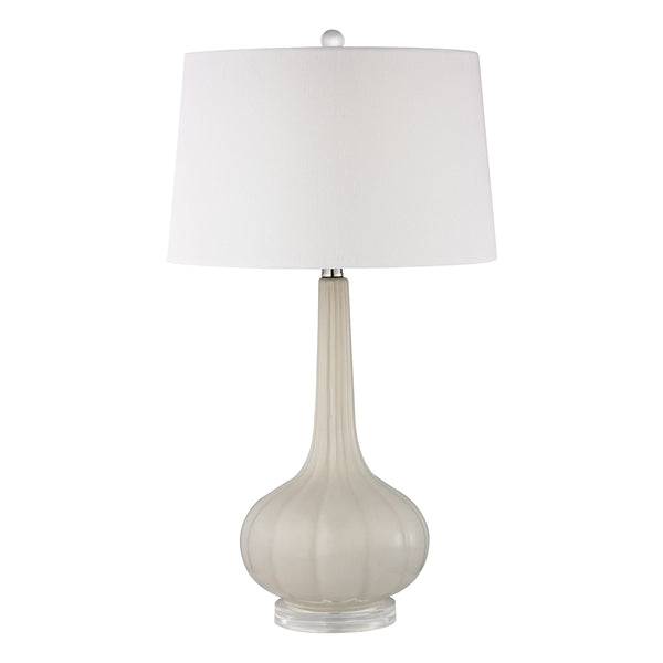 Abbey Lane Ceramic Table Lamp in Off White