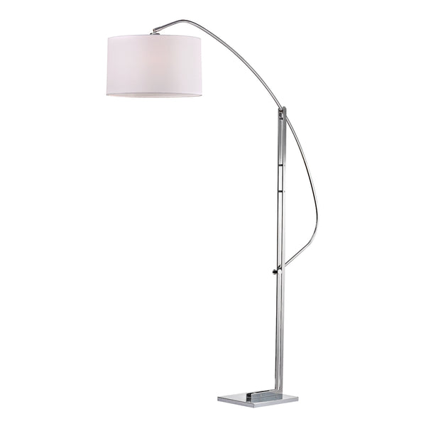 Assissi Adjustable Floor Lamp in Polished Nickel