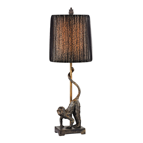 Aston Monkey Table Lamp in Bronze