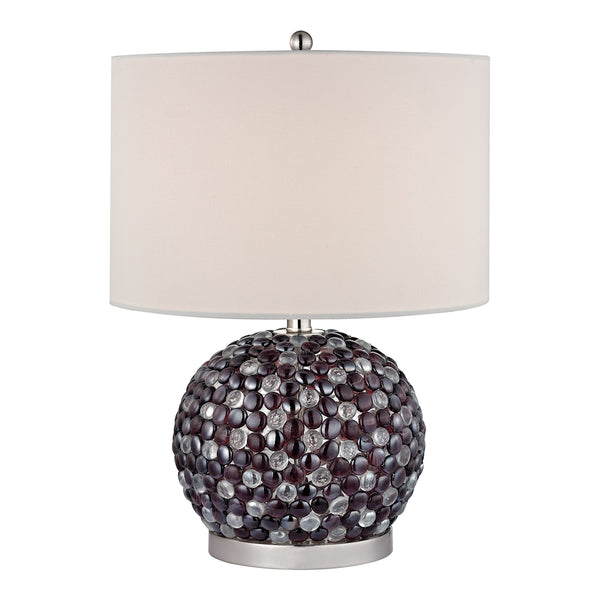 Amethyst Stone Bejewelled Table Lamp