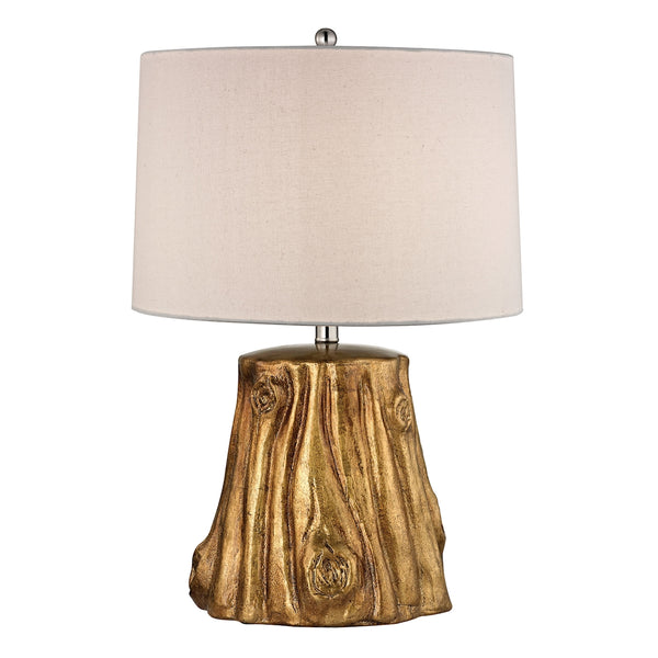 Solihul Tree Trunk Table Lamp in Antique Gold