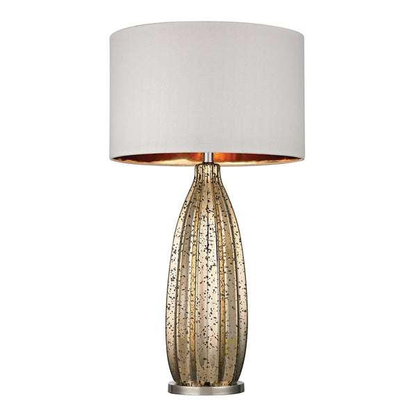 Pennistone Antique Gold Mercury Table Lamp in Polished Nickel