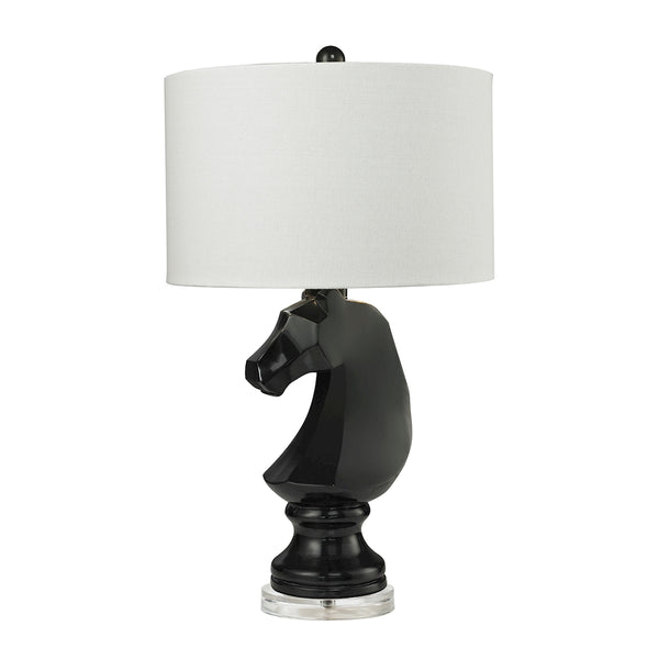 Dark Knight Table Lamp in Gloss Black