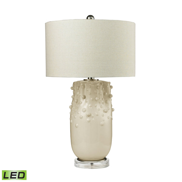 Modern Organics LED Table Lamp in Ivory Glaze