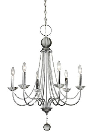 Z-Lite Serenade 6 Light Chandelier 429-6-CH