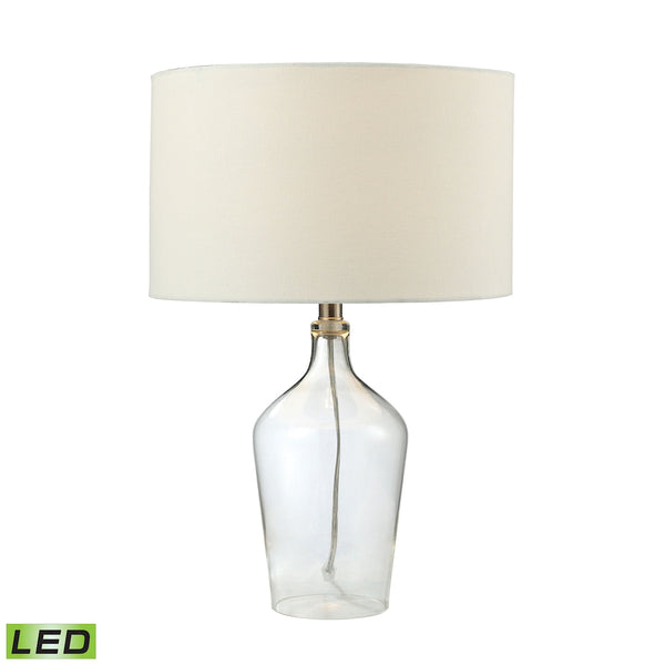 Hideaway Clear Glass LED Table Lamp