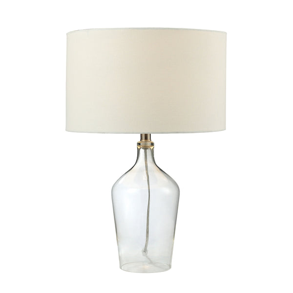 Hideaway Clear Glass Table Lamp