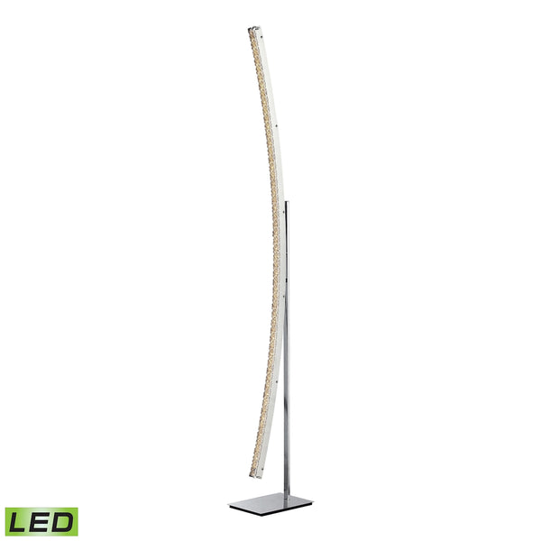 Stylo LED Floor Lamp in Polished Chrome