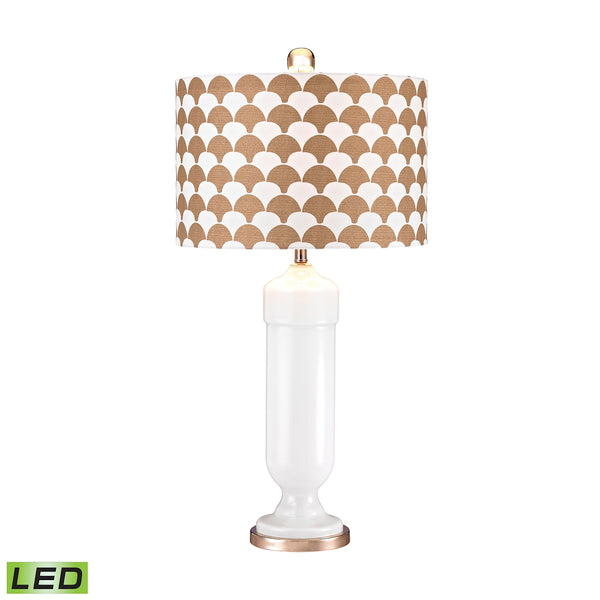 Gold Footed Vase LED Lamp