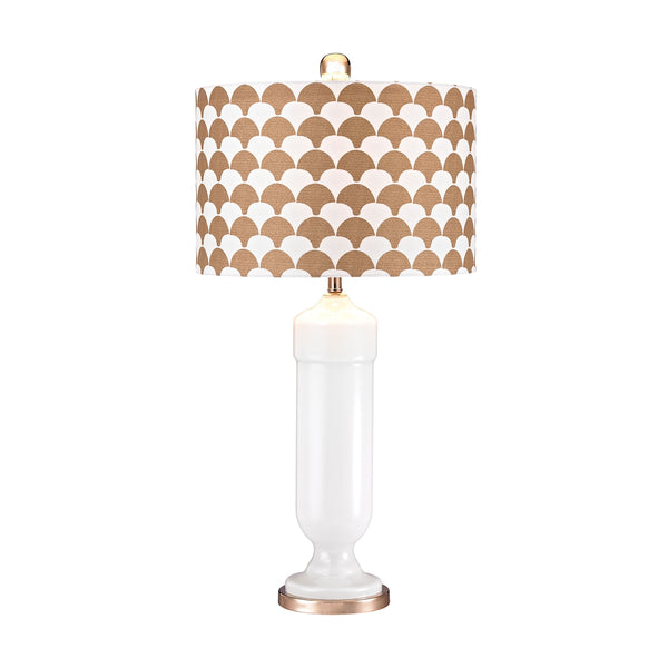 Gold Footed Vase Lamp