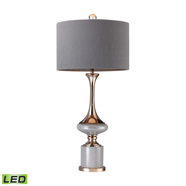 Gold Fluted Neck LED Lamp