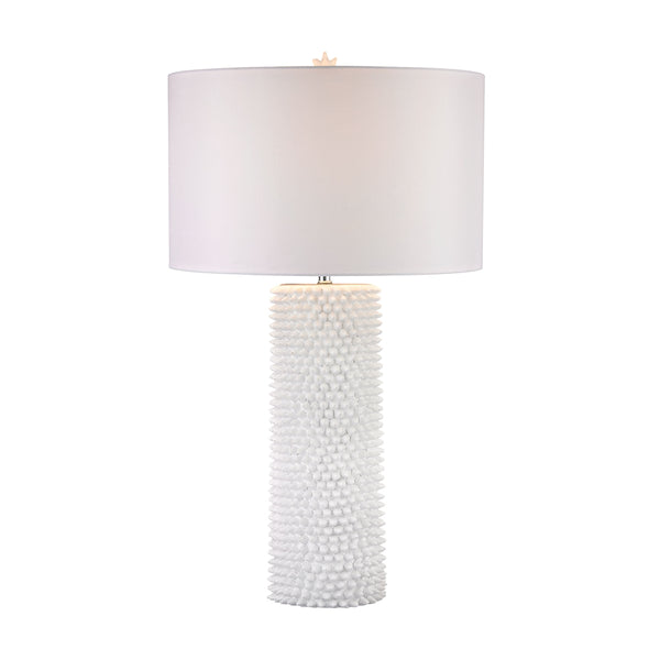 Punk 1 Light Table Lamp In White