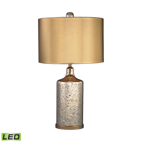 Gold Mercury LED Table Lamp With Metallic Shade