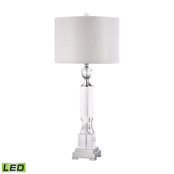 Embellished Crystal Column LED Lamp