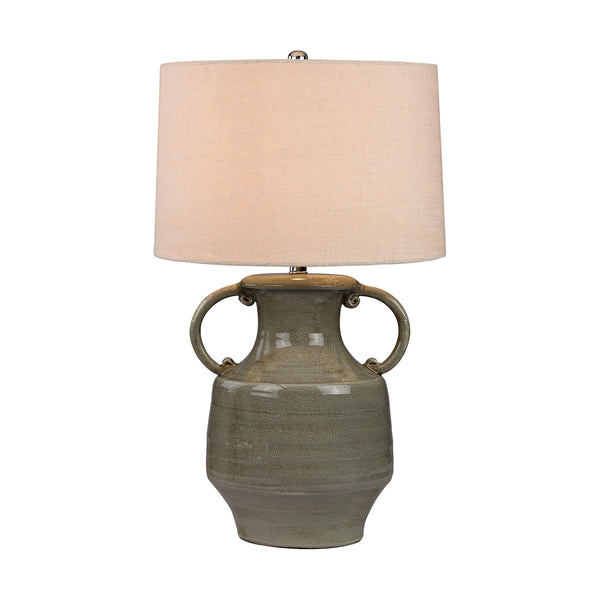 Glazed Amphora Table Lamp