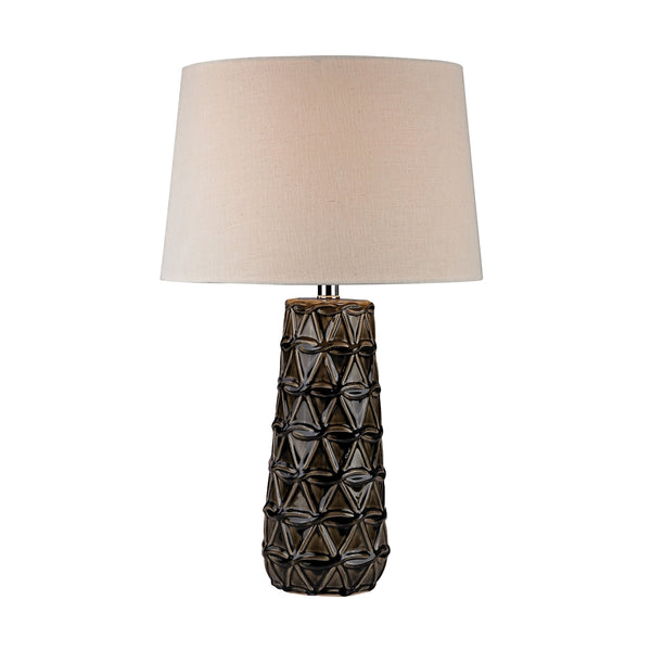 Stacked Brown Pedals Table Lamp