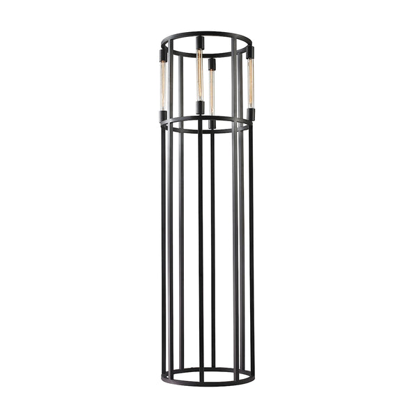Tube 4 Light Cylinder Floor Lamp
