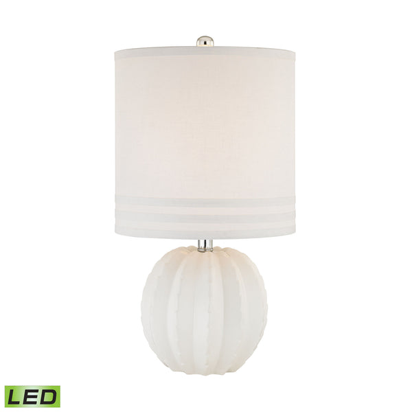 Seychelles 1 Light LED Table Lamp In White