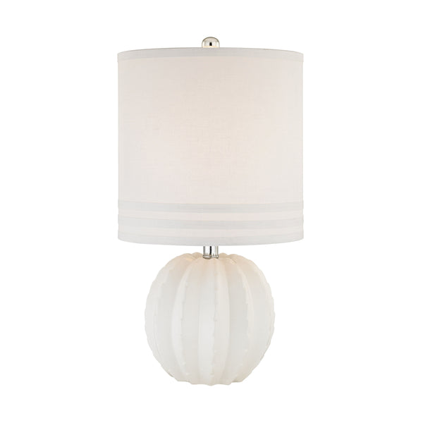 Seychelles 1 Light Table Lamp In White