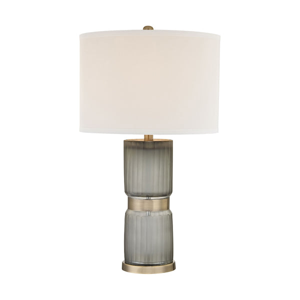 Cotillion 1 Light Table Lamp With Electric Outlet And Base Switch