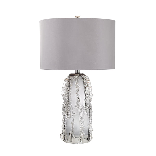Palais 1 Light Table Lamp In Grey Smoke