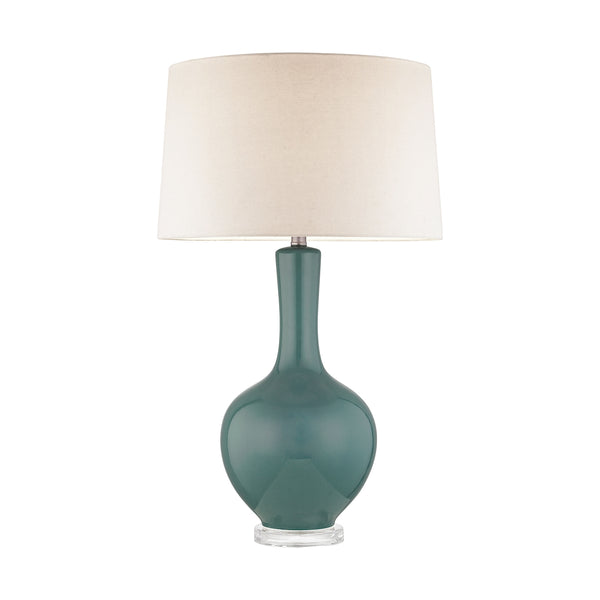 Judith 1 Light Table Lamp In Teal
