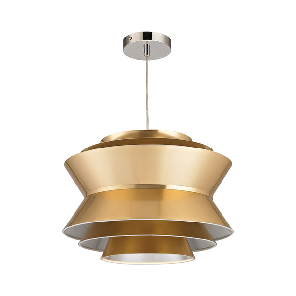 Godnik 1 Light Pendant In Gold