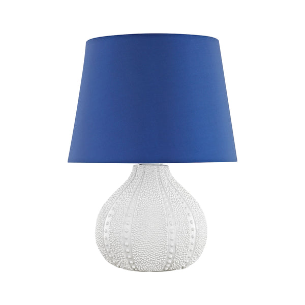 Aruba Outdoor Table Lamp With Royal Blue Shade