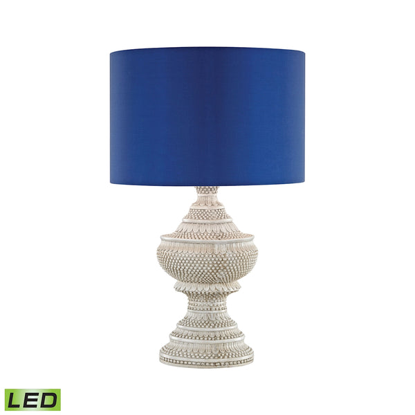Kokopo Outdoor LED Table Lamp With Ultramarine Shade