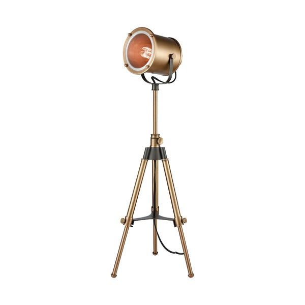 Ethan Tripod Lamp in Aged Brass