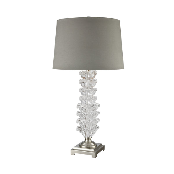Chateau de Chantilly Brushed Steel Table Lamp