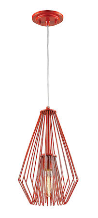 Z-Lite Quintus 1 Light Mini Pendant 442MP-RD