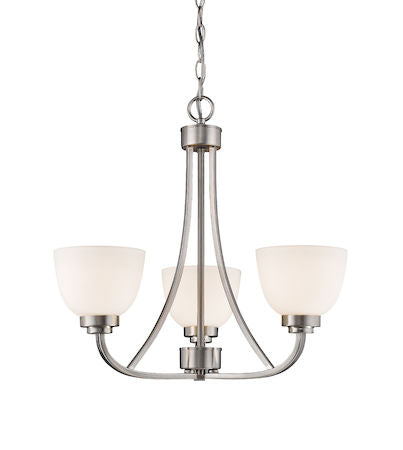 Z-Lite Ashton 3 Light Chandelier 443-3-BN