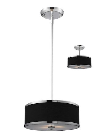 Z-Lite Cameo 2 Light Convertible Pendant 168-12