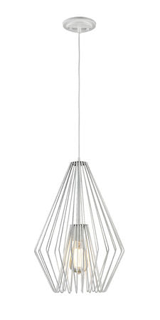 Z-Lite Quintus 1 Light Mini Pendant 442MP12-WH