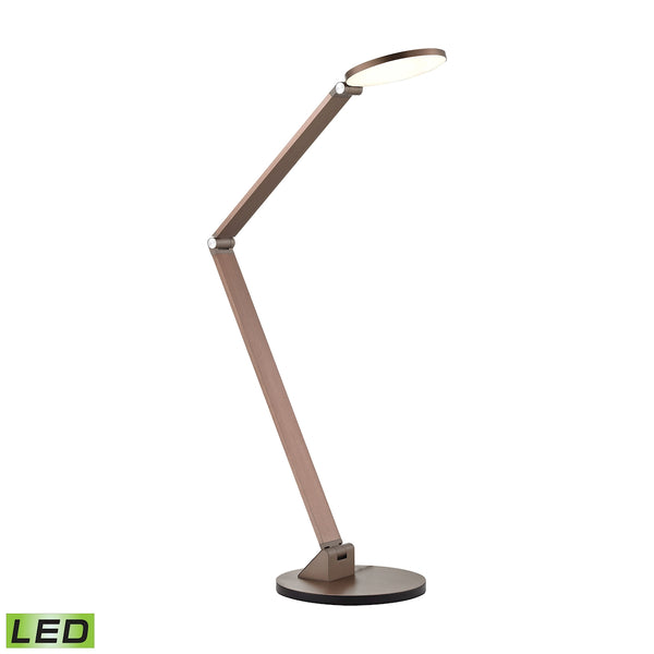 Cobra LED Desk Lamp In Rose Gold