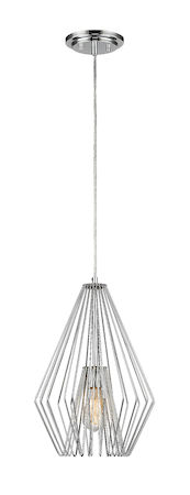 Z-Lite Quintus 1 Light Mini Pendant 442MP12-CH