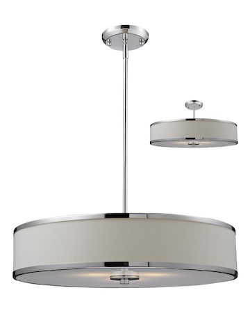 Z-Lite Cameo 3 Light Convertible Pendant 164-24