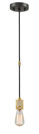 Z-Lite Troubadour 1 Light Mini Pendant 8001-1MP-BRZ