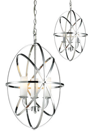 Z-Lite Aranya 3 Light Pendant 6027-3S-CH