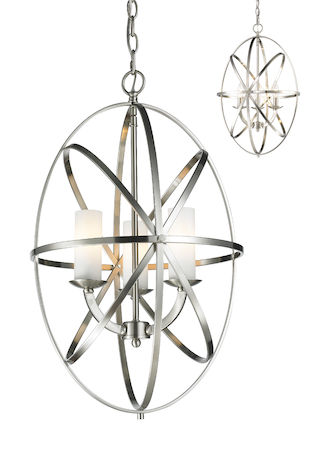 Z-Lite Aranya 3 Light Pendant 6027-3S-BN